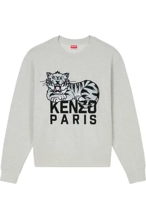 Kenzo Heren, Sweatshirts & Hoodies, Grijs, Maat: S Katoen