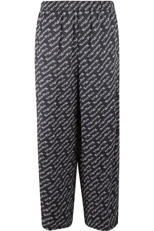 Kenzo Dames, Broeken, Blauw, Maat: S Viscose