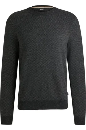 HUGO BOSS Heren, Truien, Zwart, Maat: XL Katoen