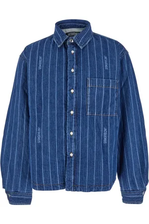 Jacquemus Heren, Overhemden, Blauw, Maat: M