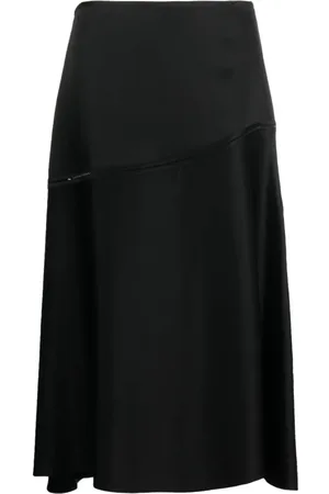Jil Sander Dames, Rokken, Zwart, Maat: S Viscose