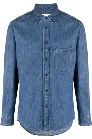 Isabel Marant Heren, Overhemden, Blauw, Maat: M Katoen