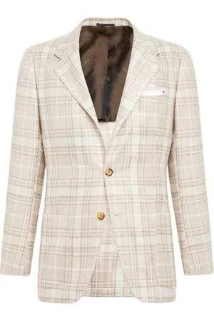 Kiton Heren, Jassen, , Maat: XL Wol