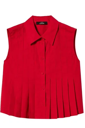 ACTITUDE Dames, Blouses & Shirts, Rood, Maat: S Katoen