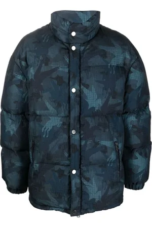 Etro Heren, Jassen, Blauw, Maat: M Nylon