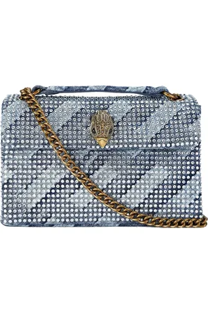 Kurt Geiger Dames, Tassen, Blauw, Maat: ONE Size Denim