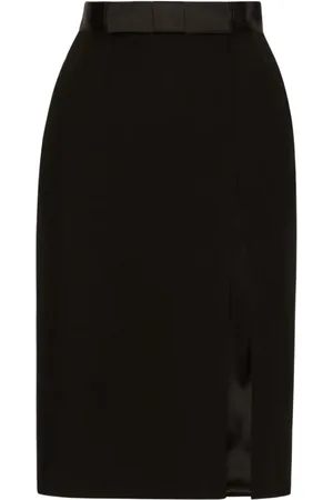 Dolce & Gabbana Dames, Rokken, Zwart, Maat: S Wol