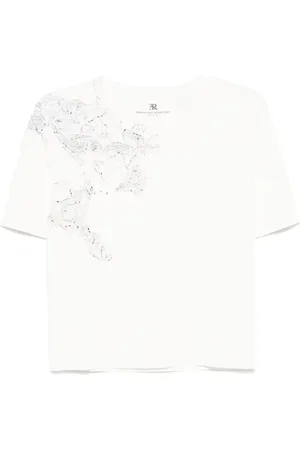 ERMANNO SCERVINO Dames, Tops, Wit, Maat: XS Viscose