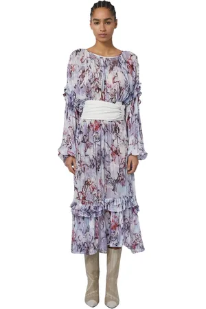IRO Dames, Jurken, Paars, Maat: XS Chiffon