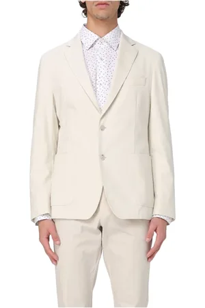 HUGO BOSS Heren, Jassen, Wit, Maat: 3XL Katoen