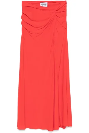 Moschino Dames, Rokken, Rood, Maat: 2XS Denim