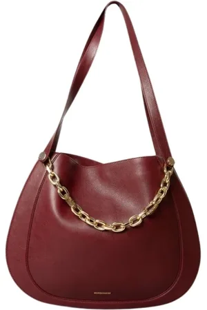 Borbonese Dames, Tassen, Bruin, Maat: ONE Size Leer