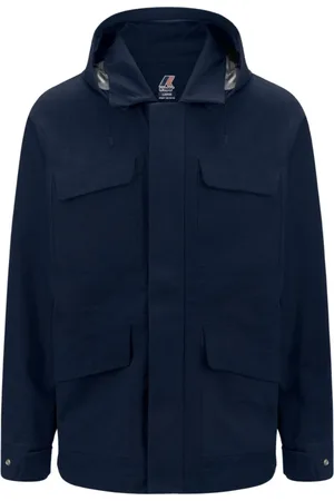 K-Way Heren, Jassen, Blauw, Maat: L Linnen
