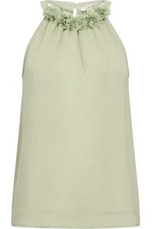 Cream Dames, Tops, Groen, Maat: 2XL Poliester