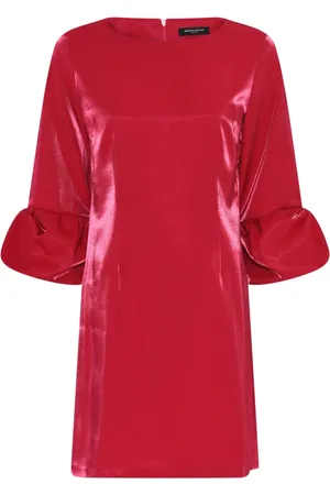 Bruuns Bazaar Dames, Jurken, Rood, Maat: 2XL Viscose