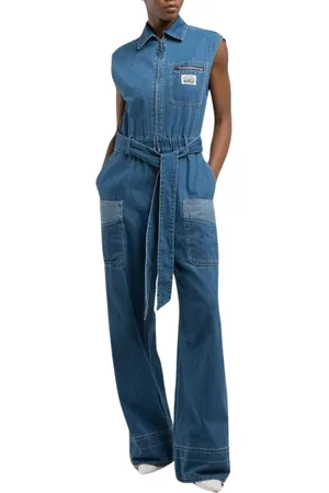 Replay Dames, Jumpsuits & Playsuits, Blauw, Maat: S Denim