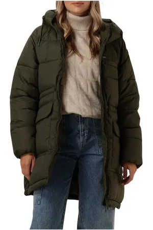 Tommy Hilfiger Dames, Mantels, Groen, Maat: M