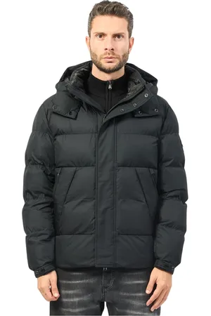 HUGO BOSS Heren, Jassen, Zwart, Maat: 2XL Poliester