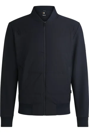 HUGO BOSS Heren, Jassen, Blauw, Maat: 2XL Jersey