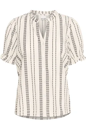 Ichi Dames, Blouses & Shirts, , Maat: M Katoen