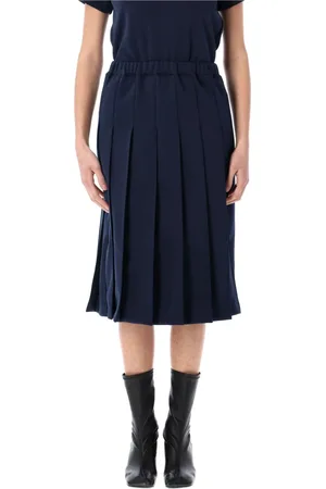 Comme des Garçons Dames, Rokken, Blauw, Maat: S Poliester