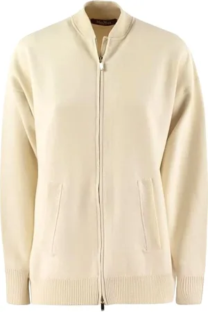 Max Mara Dames, Jassen, Wit, Maat: XS Viscose