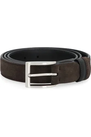 Hogan Heren, Accessoires, Bruin, Maat: ONE Size Suède
