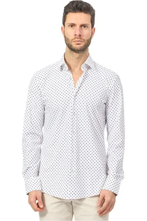 HUGO BOSS Heren, Overhemden, Wit, Maat: XL Jersey