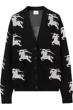 Burberry Dames, Truien, Zwart, Maat: M Katoen