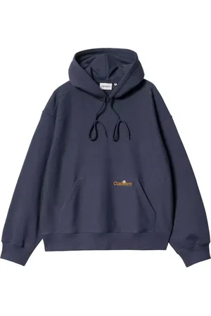 Carhartt Heren, Sweatshirts & Hoodies, Blauw, Maat: S Katoen