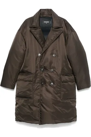 Dsquared2 Heren, Mantels, Bruin, Maat: L