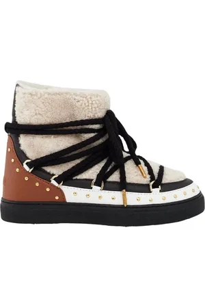 INUIKII Dames, Schoenen, Bruin, Maat: 39 EU Leer