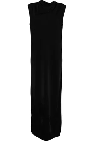 Jil Sander Dames, Jurken, Zwart, Maat: S Viscose