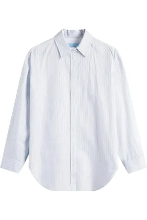 Max Mara Dames, Blouses & Shirts, Blauw, Maat: 3XS Katoen