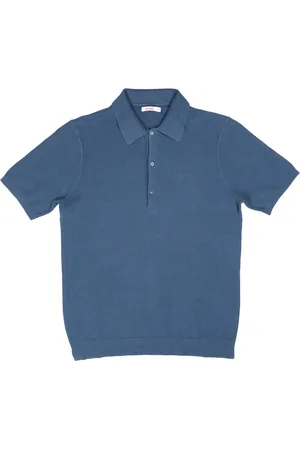 sun68 Heren, Tops, Blauw, Maat: S Poliester
