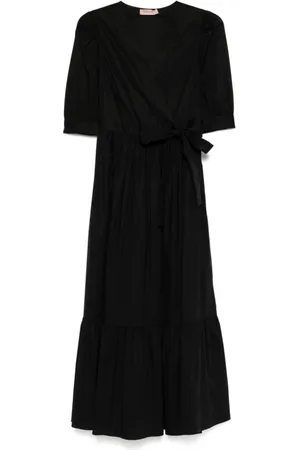 Twin-Set Dames, Jurken, Zwart, Maat: L