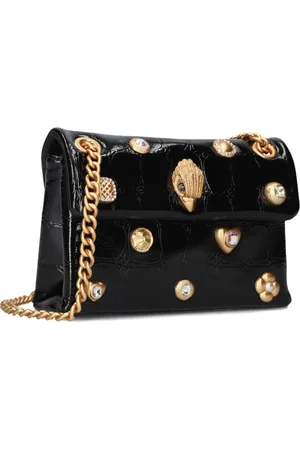 Kurt Geiger Dames, Tassen, Zwart, Maat: ONE Size Leer