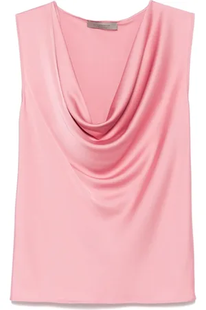 D.EXTERIOR Dames, Tops, Roze, Maat: M Satijn