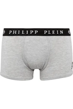Philipp Plein Heren, Ondergoed, Grijs, Maat: L Katoen
