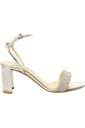 NINALILOU Dames, Schoenen, Grijs, Maat: 36 EU Leer