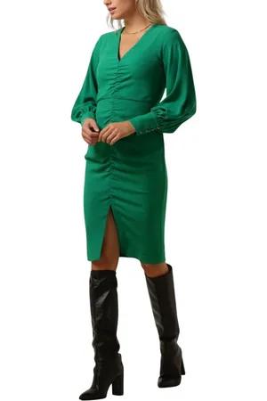 ACCESS FASHION Dames, Jurken, Groen, Maat: S Poliester