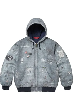 Supreme Heren, Jassen, Wit, Maat: S Denim
