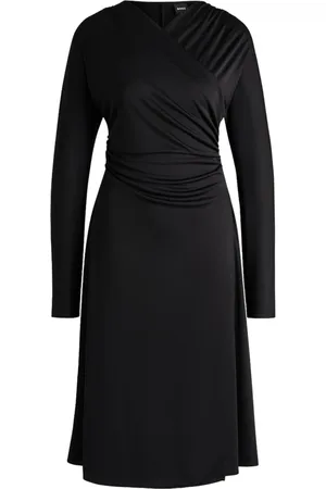 HUGO BOSS Dames, Jurken, Zwart, Maat: M