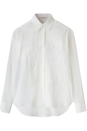 ERMANNO SCERVINO Dames, Blouses & Shirts, Wit, Maat: XS Katoen