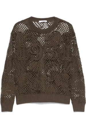 Max Mara Dames, Truien, Bruin, Maat: XS