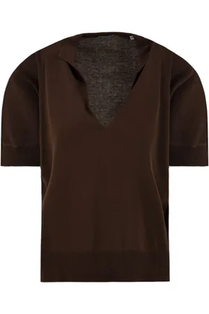 Aspesi Dames, Blouses & Shirts, Bruin, Maat: XS