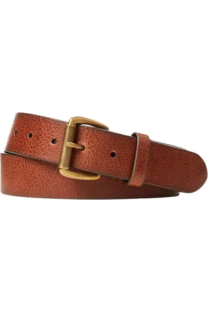Ralph Lauren Heren, Accessoires, Bruin, Maat: 2XS Leer