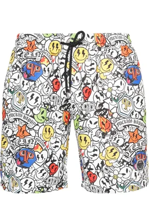 Philipp Plein Heren, Badkleding, Veelkleurig, Maat: L