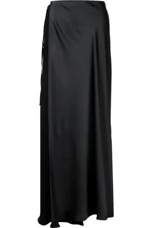 Serafini Dames, Rokken, Zwart, Maat: M Satijn