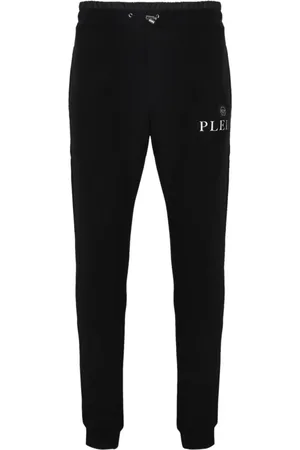 Philipp Plein Heren, Broeken, Zwart, Maat: XS Katoen